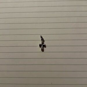 James Avery small silver St.Theresa cross charm